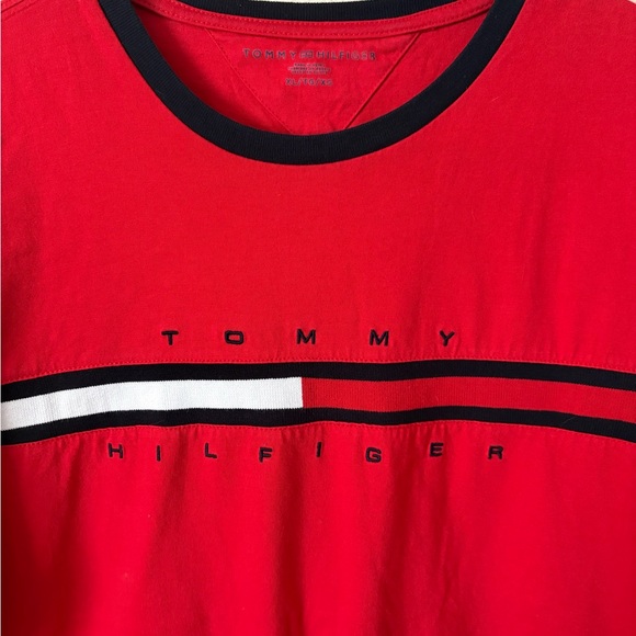 Tommy Hilfiger Bold‎ Red Men's Tee, Us size XL - Picture 3 of 8